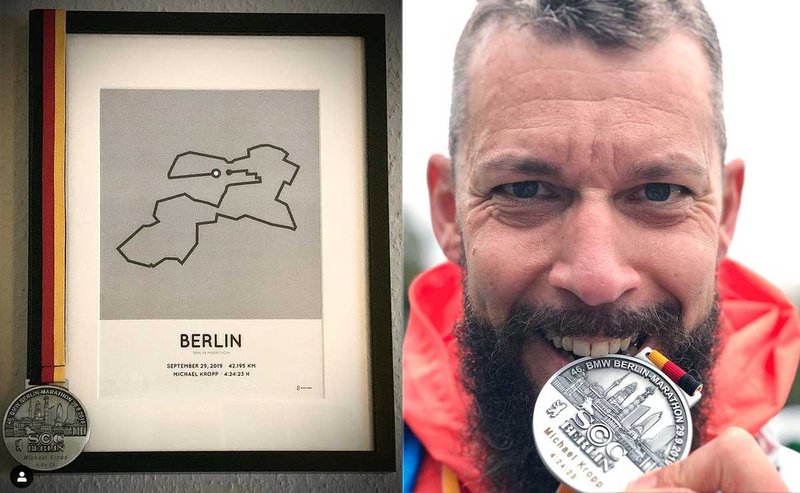 Sportymaps Customer Michael Berlin marathon